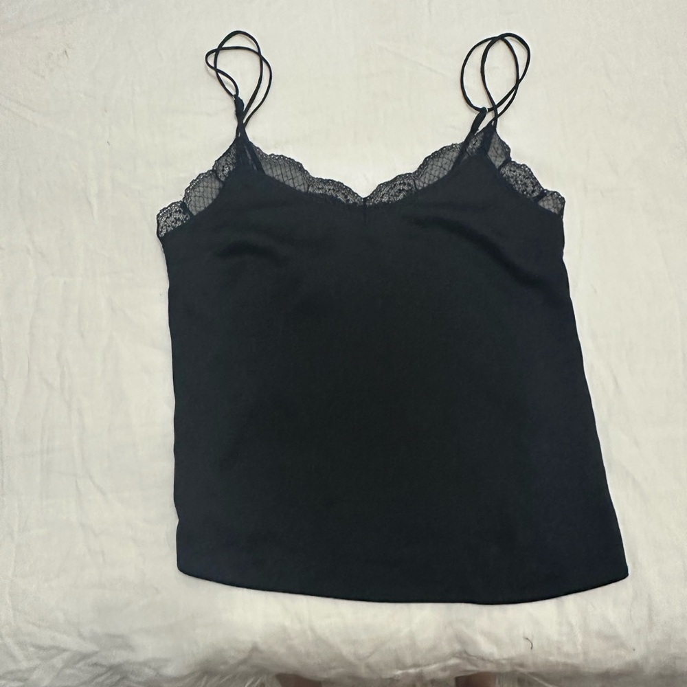 Abercrombie & Fitch Black Lace Cami Top